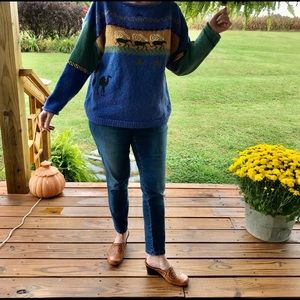 One of a Kind! Hand Loomed Artisan Sweater-M/L